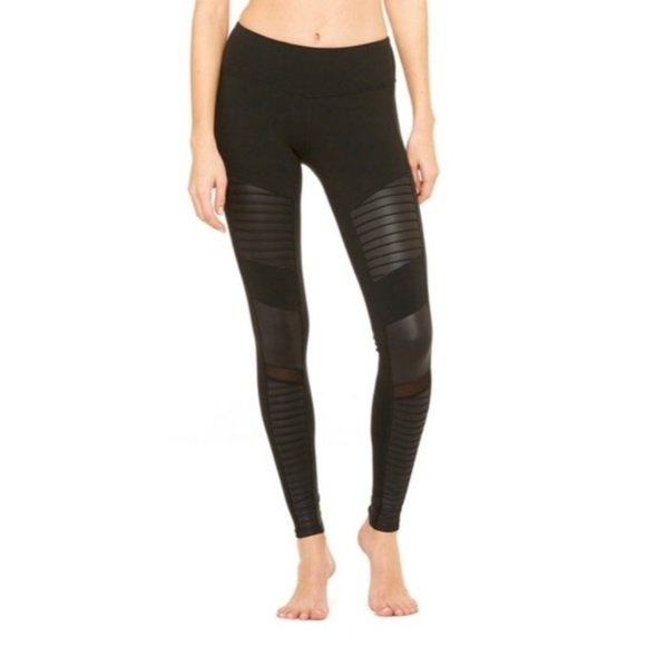Alo Yoga Moto legging major moto Black - Picture 1 of 9